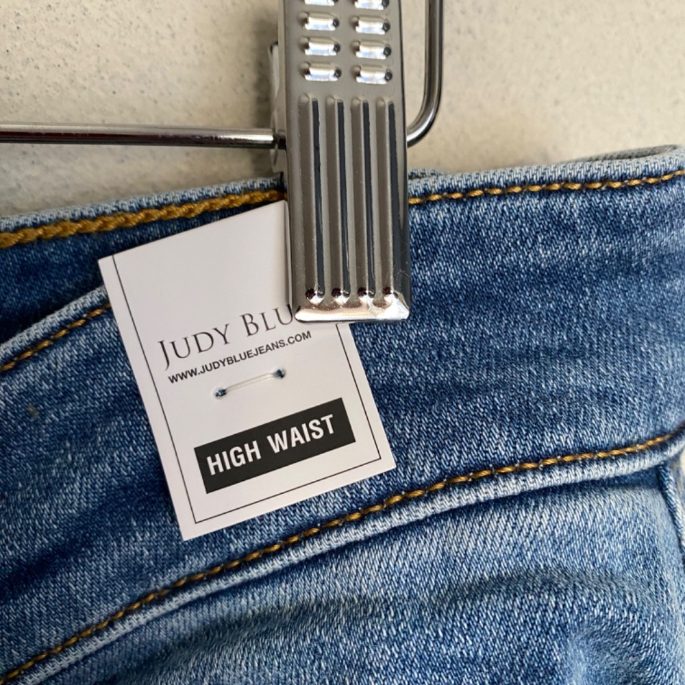 NWT Judy Blue Jeans Sz 18W High Rise Skinny Fit Medium Wash Girlfriend JB82349MD - Picture 6 of 8